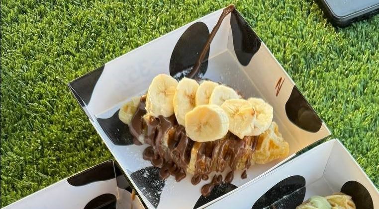 Croffle Hazelnut Banana